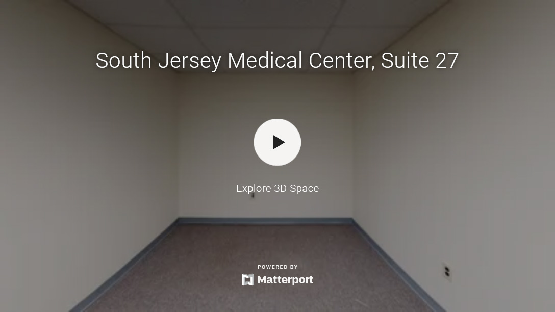 Virtual Tour - South Jersey Medical Center, 1401 Marlton Pike East, Suite 27, Cherry Hill, NJ